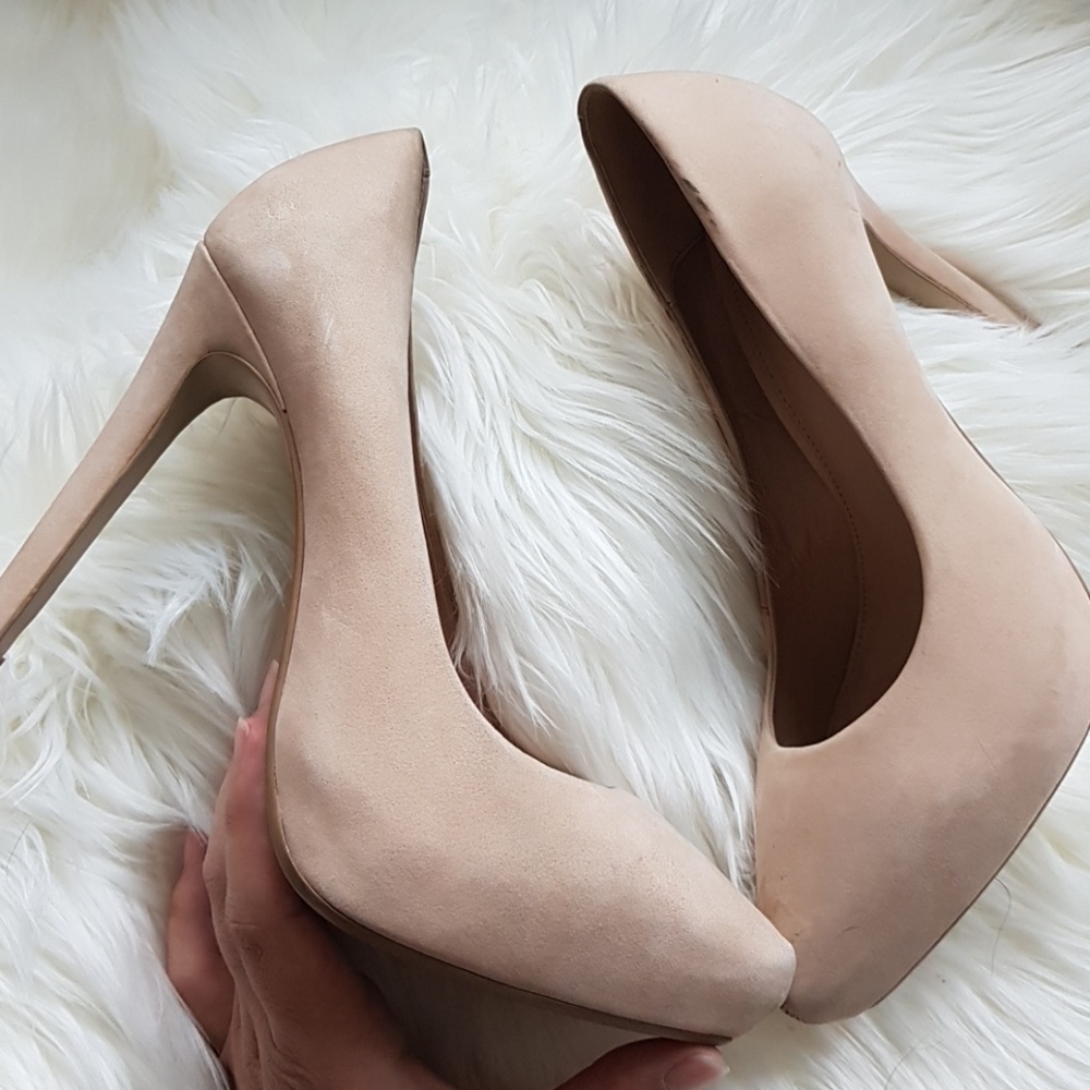 Topshop Platform Nude Heels - Picture 5 of 6